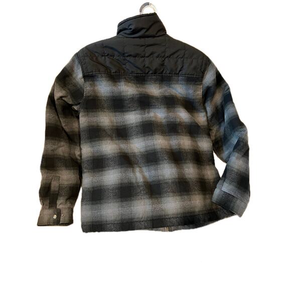 Free Country Insulated Checkered Flannel Jacket Mens L - Picture 2 of 3
